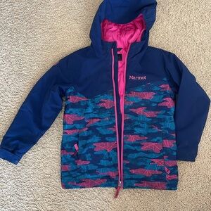 Marmot Kids Jacket - Blue and Pink